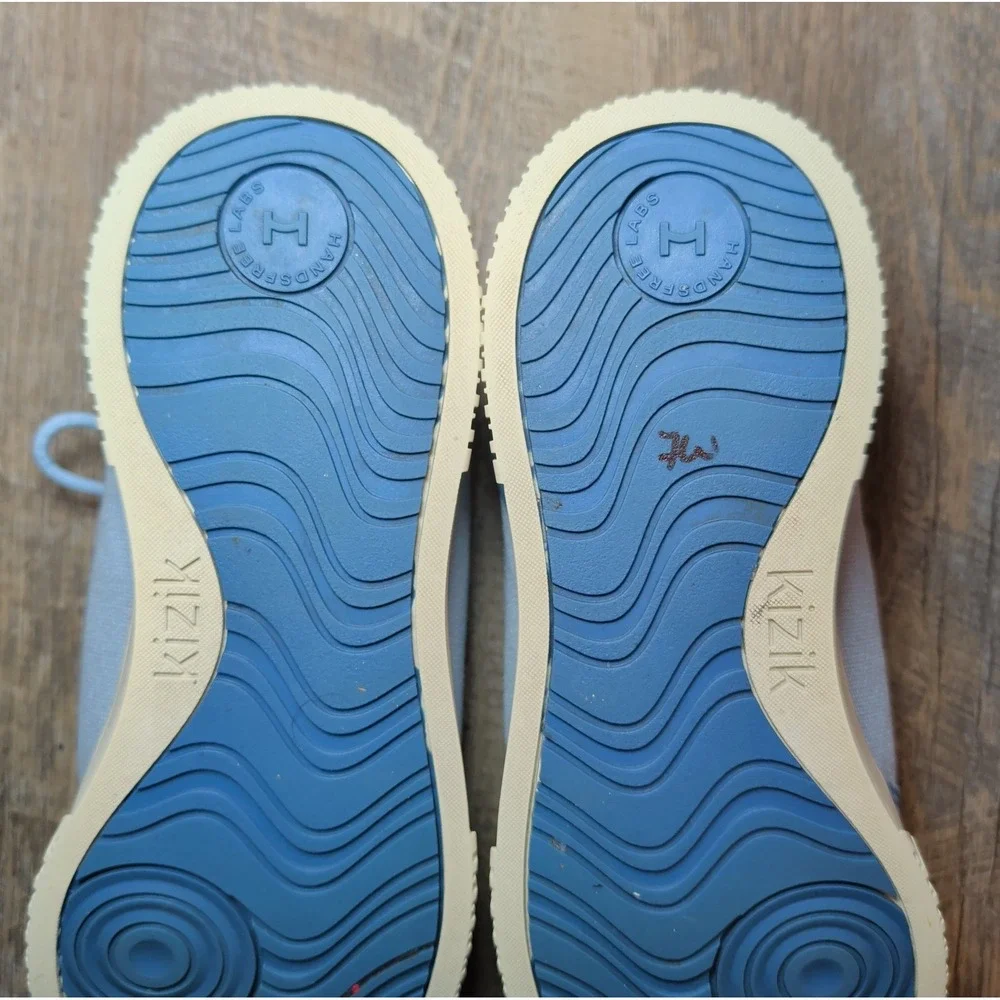 Kizik Brooklyn Women's Hands Free Slip-In Shoes Sneakers Size 9 Two Tone Blue